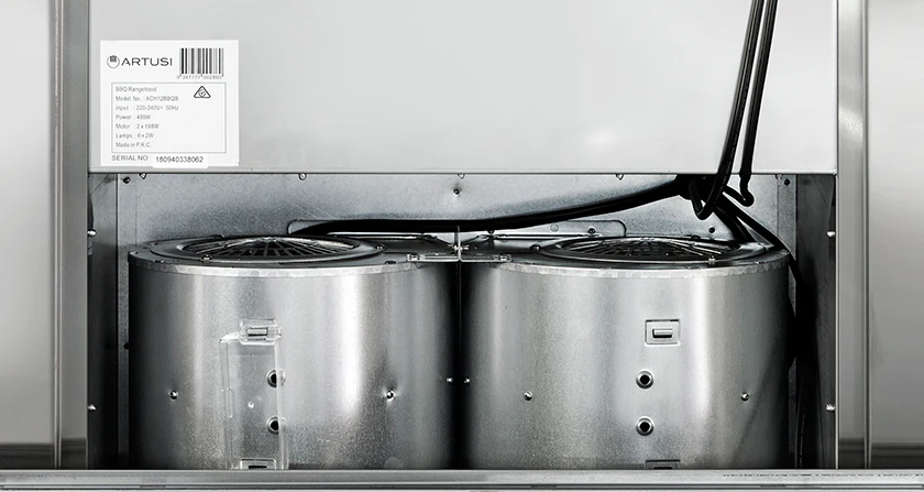 Artusi 120cm Canopy Outdoor BBQ Rangehood - Image 4