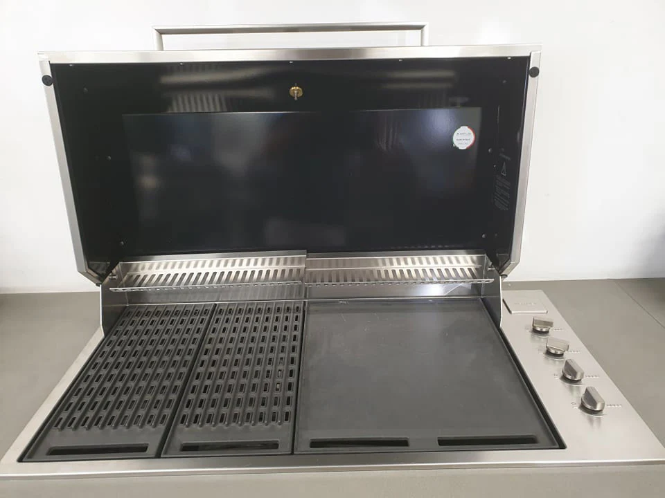 Artusi 316 SS Drop in BBQ with Roasting Hood & Rhino Outdoor ENVY 2 Door Fridge Marine Grade Bundle - Image 12