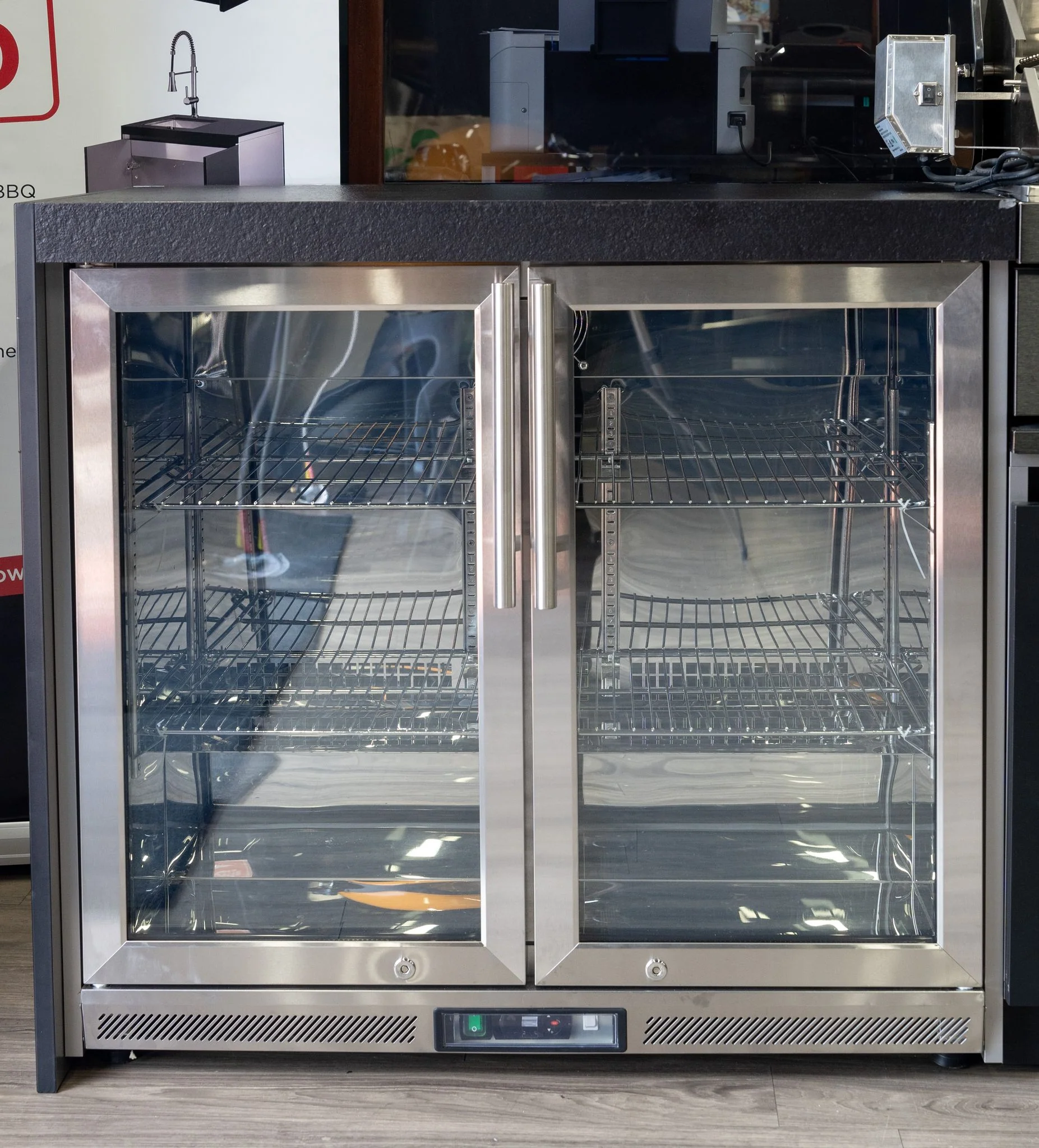 Aspire 6 Burner BBQ Outdoor Modular Kitchen with Double Fridge & Floor Cabinet - Image 13