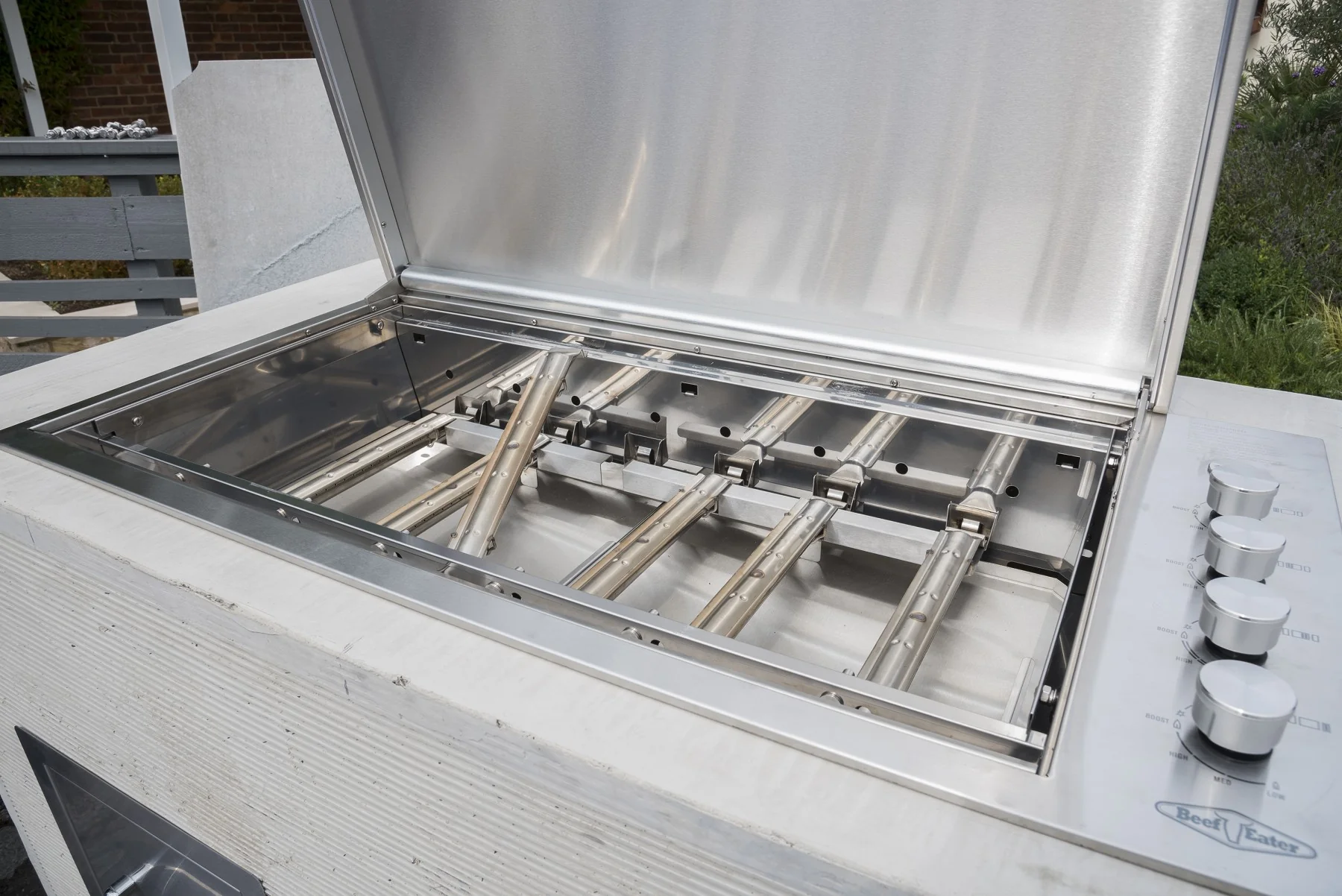 Beefeater Signature ProLine 6 Burner Stainless Steel Built-In BBQ with Hood - Image 8