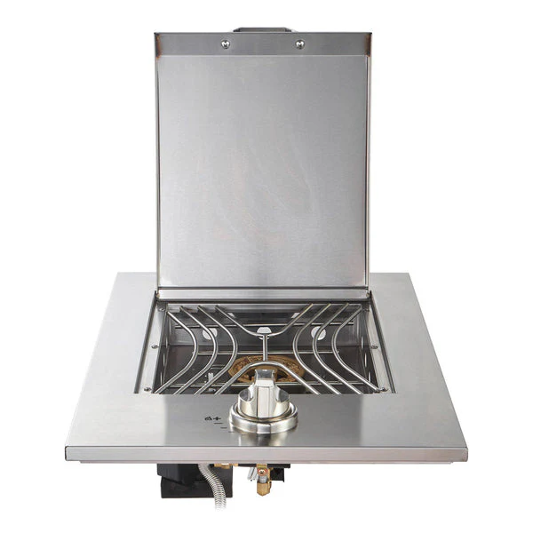 Smart 4-Burner Drop-In Gas BBQ With Slimline Hood and Drop-In Side Burner - Image 11