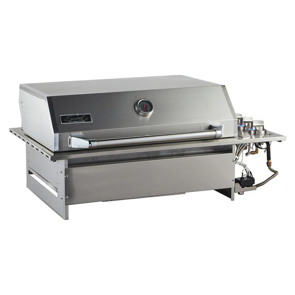 Smart 4-Burner Drop-In Gas BBQ With Slimline Hood and Drop-In Side Burner - Image 4