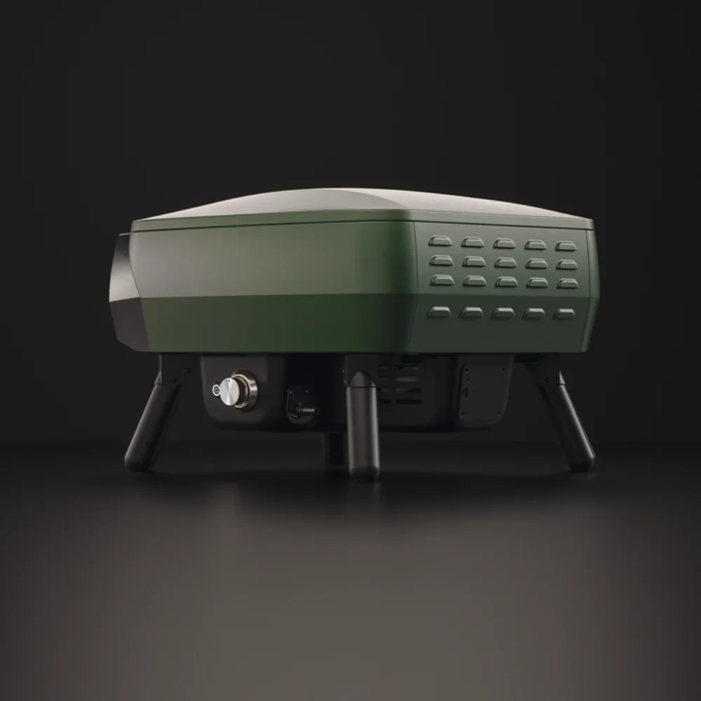 WITT Piccolo Rotante Gas Pizza Oven with Rotating Stone - 13 Inch - Green - Image 5